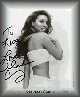Mariah's autograph